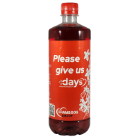 Fles suikervrije siroop met eigen etiket - 750 ml